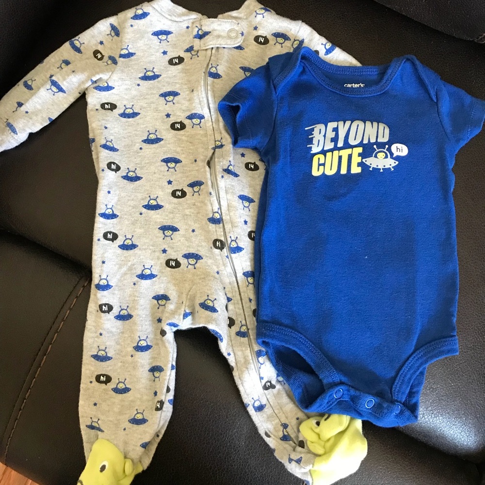 Carter’s space pajamas